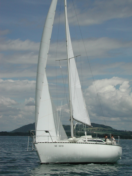 Die Mistral in voller Fahrt
