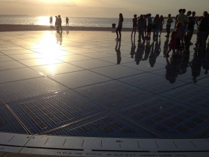 Die Hafenpromenade in Zadar