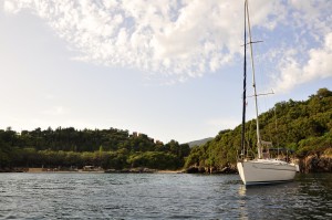 Ankern im kleinen Paradies.