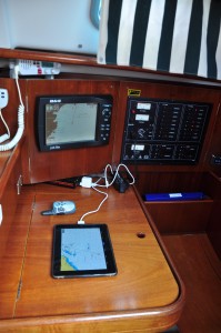 Das iPad auf der Segelyacht