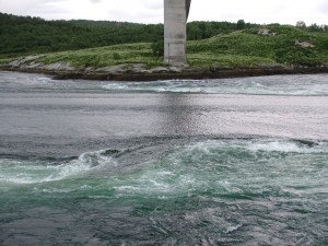 Gezeitenstrom in Norwegen