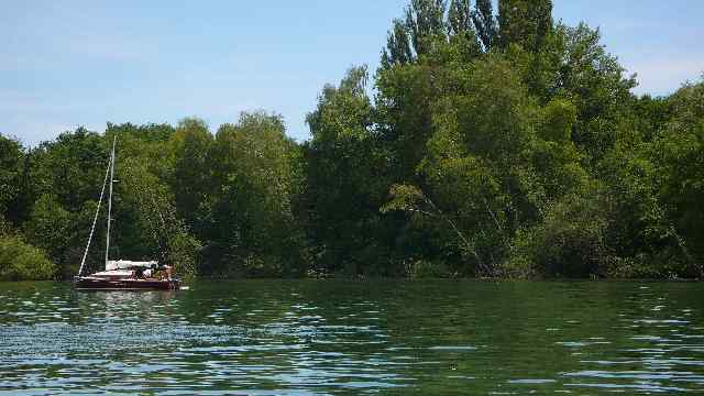 Bucht bei Estavayer le Lac