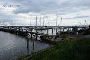 Der Hafen von Lyø kurz vor der Hochsaison