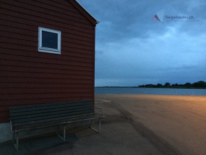 Lyø Havn bei Nacht