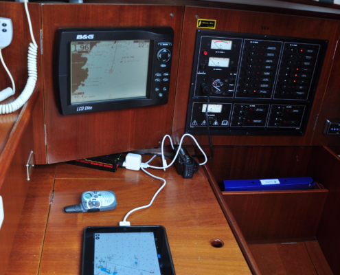 Das iPad auf der Segelyacht