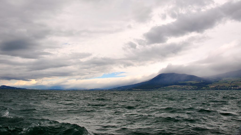 Es ist windig am Neuenburgersee